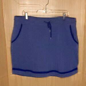 St. John's Bay Womens Blue Knit Activewear Skirt XL